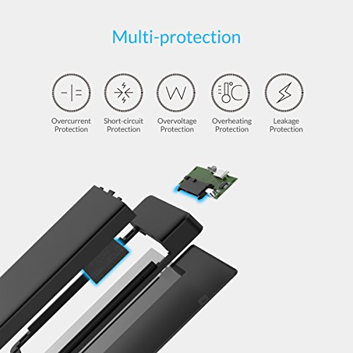ORICO – 2.5 zoll USB 3.0 festplatten Gehäuse für 9.5mm & 7mm 2.5 zoll SATA SSD HDD mit USB3.0 Kabel Werkzeuglose HDD Installation-Rot - 5