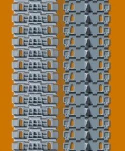 ARK Models EE35105 1:35 Scale "Separate Track Links for Late IS Russian Tanks" Plastic Model