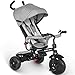 Produktbild besrey Dreirad 4 in 1 Kinderdreirad Dreirad für Kinder Tricycle mit Schubstange Sonnendach ab 1 Jahre bis 6 Jahre …