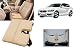 Auto Pearl - Premium Quality Car Seat Rest Cushion Beige For - All Cars RS.799.00