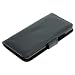 Produktbild König-Shop Huawei P9 Lite Handy Hülle Schutzhülle Schutztasche Tasche Case Cover Etui Schale Handyhülle Handyschale Handytasche Klapptasche Klapphülle Kunstleder Schwarz
