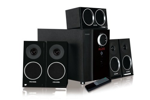 Preisvergleich Produktbild Microlab Aktivbox M1910 2.1 Lautsprecher schwarz