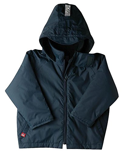 Togz Kids Warm & Dry Jacket | Insulated Childrens Rain Coat for Outdoor Play & Forest Schools Navy 5-6Y (120cm)
