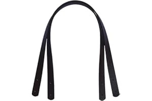 Jitnga 2 Asas De Piel Para Bolso De Piel Desmontable, Asa De Repuesto Para Cinturón, Asas Para Bolso De Mano, Accesorios Para Bolso De Compras, Bolso De Mano (Negro)