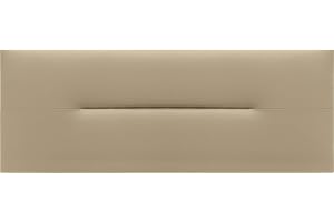 WIN REST Cabecero River, Acolchado, Tapizado Premium en Polipiel de Alta Gama,Atractivo y Elegante diseño Acolchado, para Camas de 135/140 Cm