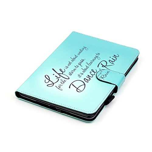 iPad Mini 3 Hülle, Deenor Colorful Painting and Stylish Drawing Wallet Case Book Style PU Leder Flip Protective Stand Flip Schutzhülle Hülle für Apple iPad Mini 1/2/3 Generation. (Rain) - 4