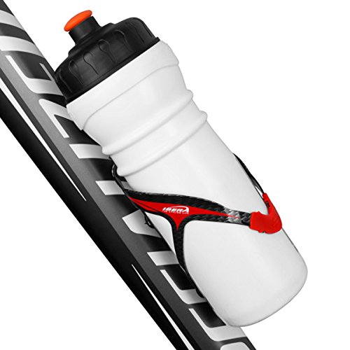 Ibera Fahrrad-Flaschenhalter, leichtgewichte Legierung Trinkflaschenhalter, Extra Lightweight Alloy Bottle Cage - 3