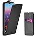 Produktbild Adicase Huawei P20 Hülle Leder Tasche für Huawei P20 Handyhülle Flip Case Schutzhülle (Schwarz)