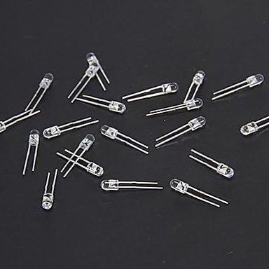 F3 IF 20mA 4000-6000MCD Warm White Light LED Bead (3-3.2V/20pcs)