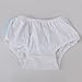 Baby Girl's Cotton Ruffle Panties Bloomers Diaper Cover for 0-2 Yds (White)