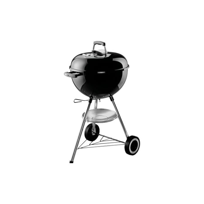 Weber 1241004 One Touch Silver Original Holzkohlegrill 47 Cm Schwarz