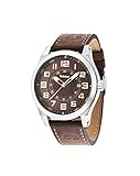 Timberland Herren Analog Quarz Uhr mit Leder Armband TBL14644JS.12