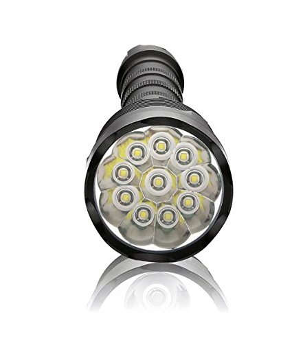 Tonsee 28000 Lumens 11x CREE XML T6 5 Mode 18650 Super Bright LED Flashlight - 4