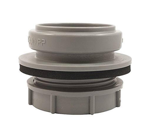 AIRFIT Anschraub-Muffe DN 50- grau- für Kunststoff-Reinigungs-Deckel - 2