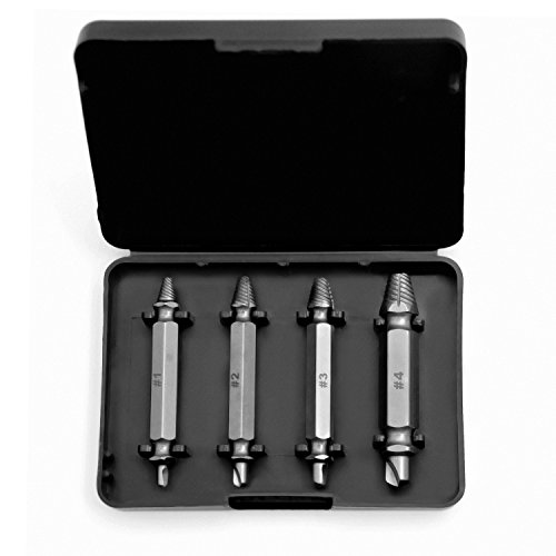 migimi 4 in 1 Schraubenausdreher Bohrer Guide Set Broken beschädigt Bolt Entferner Easy Out - 7