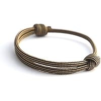 KOMIMAR Surfer Armband NEVADA - cool lässiger Surf Style - Freundschaftsarmband - Surfer - Skater - Snowboarder - DIY - Geschenkidee - Handgemacht - Yachting - Skaterschmuck - Surferarmband - Desert