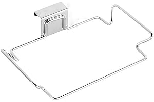 UV STYLISH Supporto per sacco della spazzatura, portatile, in metallo, con anello di serraggio, estraibile, da campeggio, per appendere i rifiuti per cucina, armadio, auto, ufficio, viaggio