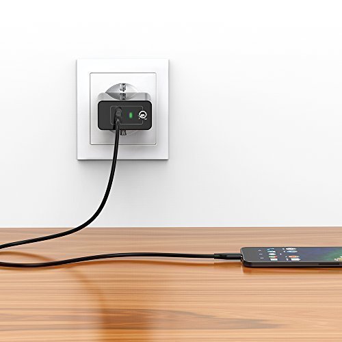 Anker PowerPort+ 1 24W USB C Ladegerät mit Typ C & Quick Charge 3.0 & PowerIQ Technologie, für Nexus 5X / 6P / Macbook 2016 / Sony XZ und andere Smartphone [mit 90cm USB C auf USB C Kabel) - 7