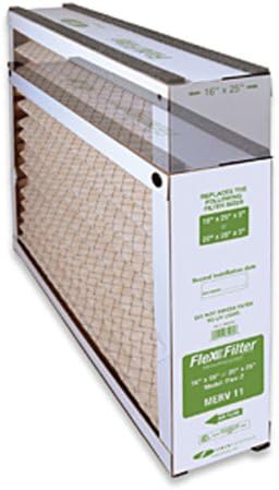 Field Controls 46600402 Flex Filter Model 5 20-Inch x 25-Inch Merv 11 HVAC Filter, Blue