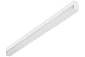 ‎ELG LEUCHTEN ELG Leuchten LED Aufbauleuchte 60cm 1600lm 12W DIP-Schalter 3000K, 4000K, 5700K einstellbar IP44 Bürodeckenleuchte Wandleuchte Wohnzimmerleuchte Designleuchte