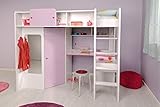 Parisot 2248lsur Set Möbel Kinderzimmer – Mademoiselle weiß megev Holz