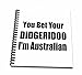 Produktbild 3dRose Ihnen, im australian-fun Didgeridoo, aus Australien, mehrfarbig, 30,5 x 30,5 cm