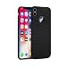 Produktbild heevey Hülle Kompatibel mit Apple iPhone X & XS | Ultra Dünne Hard-case Schutzhülle FeinMatt Anti-Fingerabdruck Schwarz