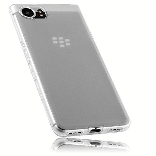 Preisvergleich Produktbild mumbi Schutzhülle für BlackBerry KEYone Hülle transparent weiss