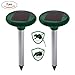 Produktbild 2er Set Ultrasonic Solar Maulwurfabwehr, Maulwurfschreck, Maulwurfbekämpfung, Wühlmausschreck für Rasen Garten Hof Schädlingsbekämpfung