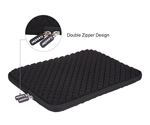 iCozzier 13-13 3 Zoll Diamantstil handliche H  lle f  r Laptop  Notebook  Chromebook  MacBook  MacBook Pro  MacBook Air  Ultrabook     Schwarz