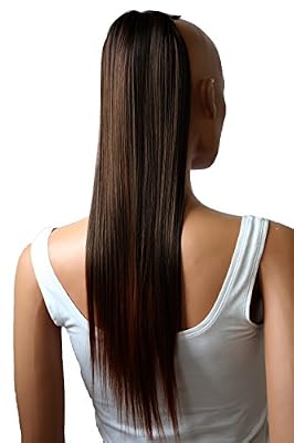 PRETTYSHOP 60cm clip en extensions postiche extension de cheveux lisse résistant à la chaleur variation HC16