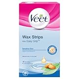 Veet Wax Strips for Sensitive Skin - Pack of 16