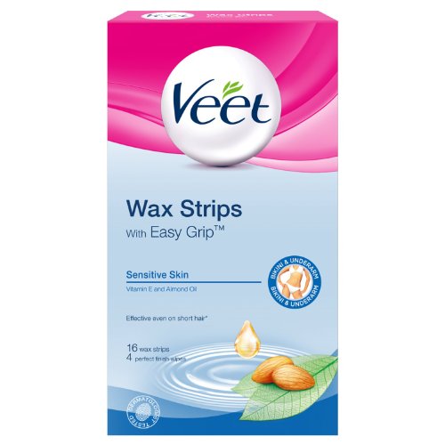 Veet Wax Strips for Sensitive Skin - Pack of 16