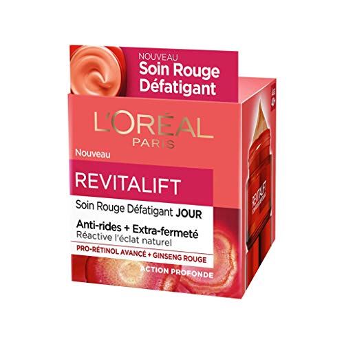 L'Oréal Paris - Revitalift - Soin Rouge Défatigant - Anti-Rides & Eclat - 50 mL