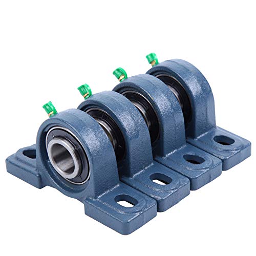 4 pcs ucp205-16 2,5 cm monté sur roulements d'oreiller bloc en fonte logement de remplacement de boule montée bloc d'oreiller insérer roulement à billes