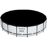 Bestway 58039 Telo di Copertura per Piscina Fuori Terra Rotonda da 549 cm