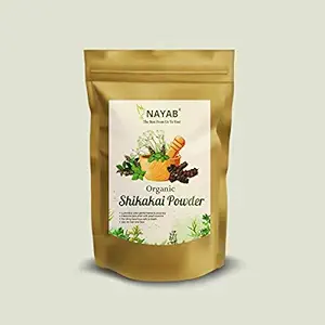 Nayab 100% Natural Organic Powder for Hair, Face and Skin Care 100 Gram (Shikakai)