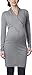 Noppies Women's Dress knit ls Zara Long Sleeve Maternity Dress, Grey (Grey Melange C246), Size 18 (Manufacturer size: XX-Large)