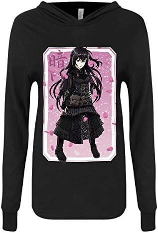 Tokyo Spirit Women's Kurai Figure Long Sleeved Hoodie Black