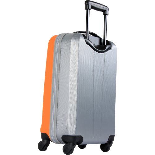 Nautica Luggage Ahoy 3 Piece Hard Side Spinner Outer Shell Set, Orange