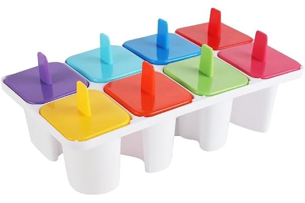 PARENCE. - Återanvändbar glassform - 8 små hålrum - sorbet, popsicles, frysta fruktjuicer
