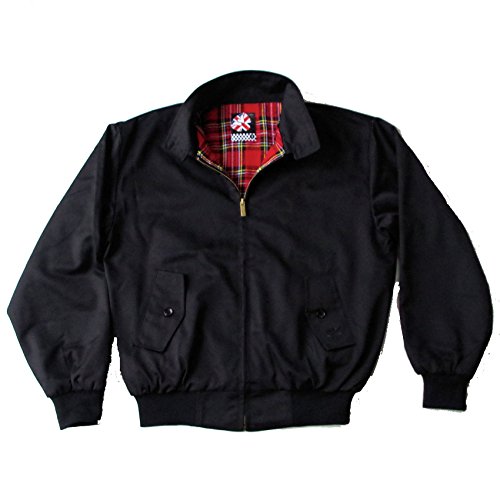 Original Warrior Clothing Harrington Jacket BLACK (X-Large)