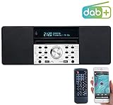 20 Speicherplätze für Ihre Lieblings-Sender • CD-Player für Audio- und MP3-CDs • Bluetooth für kabellose Musik-Übertragung • Eingang für MP3- und Audio-Player • USB für Musik-Wiedergabe und zum Laden von Mobilgeräten • Mit Wecker und Ausschalt-Timer