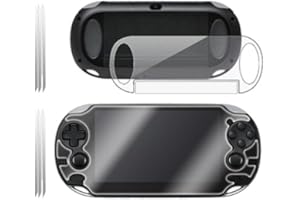 TECHGEAR [3 Pack] Protection d'Écran pour Sony PlayStation PS Vita, Film de Protection Avant & Arrière avec Chiffon de Nettoyage et Carte d'Application Compatible pour Sony PlayStation PS Vita