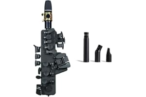 ODISEIMUSIC Odisei Music Travel Sax 2 (Black) + Accessory Pack | Saxofón electrónico | +50 sonidos | El más pequeño y ligero del mundo, practica en silencio
