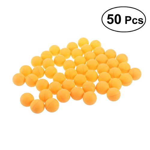 Preisvergleich Produktbild Toyvian 50pcs Tischtennis Ping Pong Bälle für Training Sport 40mm (Gelb)