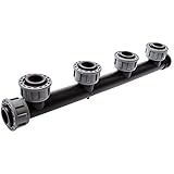 TAVLIT PP Swivel Multi-T-Verteiler 1" 10 bar Verbinder Verschraubung 4-fach