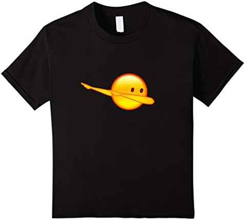 Kids Funny Dab Emoji T-Shirt 12 Black