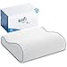 Produktbild sofi Reise-Nackenkissen | Orthopädisches & ergonomisches Nackenstützkissen | Aus Visco-Gelschaum, Memory Foam | Thermo-Bezug | Reisekissen, Kopfkissen für Flugzeug, Auto, Zug | 35 x 32 x 11 cm