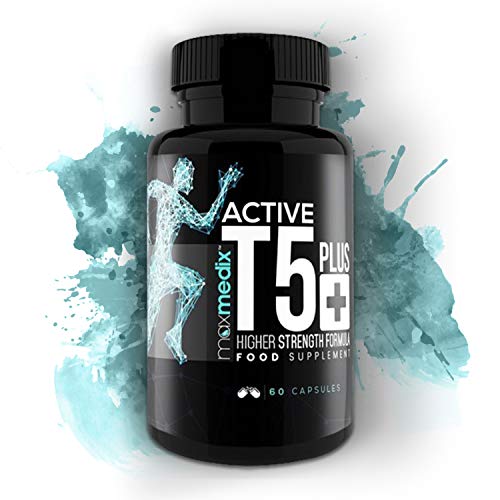Potente QuemaGrasas Active T5 Plus - Suplemento Natural Para Acelerar El Metabolismo Y Eliminar La Grasa - Quemador De Grasas Para Perder Peso Y Ayudar A Definir La Musculatura - Tratamiento De 1 Mes